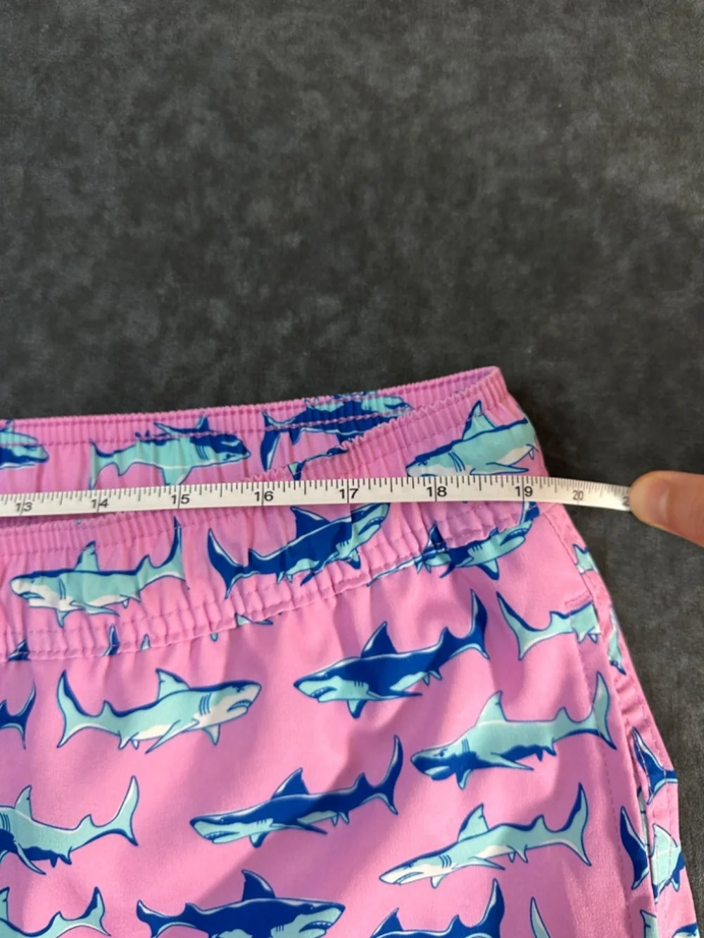 Member's Mark Shark Print Pink Men's Swim Shorts Size XL